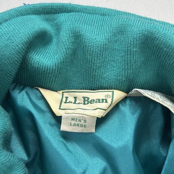 Vintage LL Bean Jacket Mens Large Nylon Made In USA - Picture 5 of 10